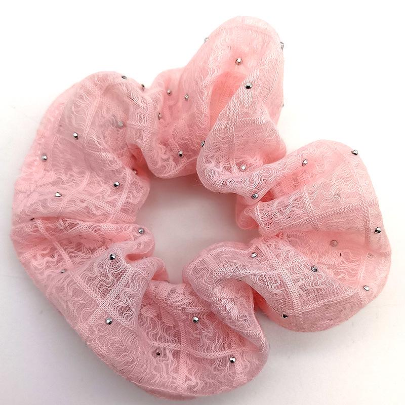 Korean Style Luxury Rhinestone Bow Hair Tie for Women