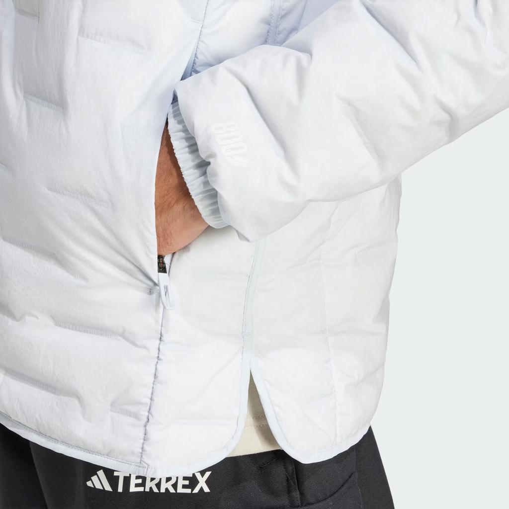 Adidas Terrex FW24 Xperior Super Goose Down Jacket Men Jacket Light-Blue IZ0352