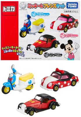 Takara Tomy Tomica Disney Motors Mickey Friends Set Mini Car Toy Ages & 3+