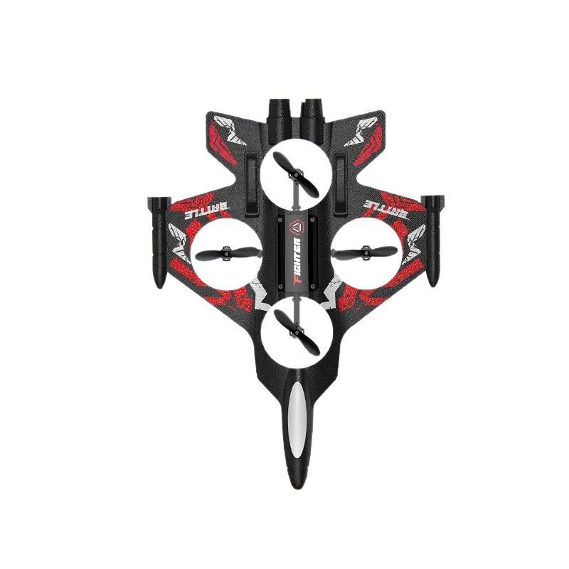 Remote Control Foam Glider Fighter Model - Children's Fixed-Height Quadcopter Toy