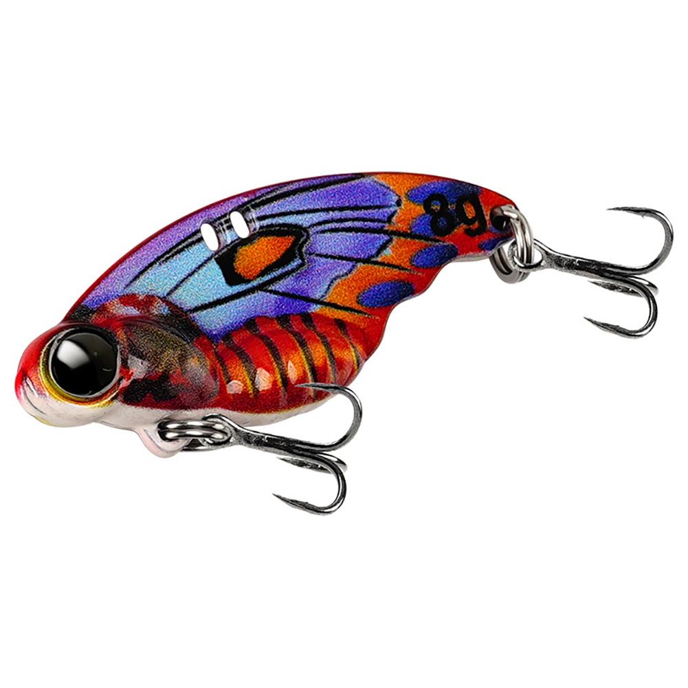 1PC 8G/14G Lure Bionic Butterfly Metal VIB Bait Long Casting Sinking Hard Bait For Bass Snakehead