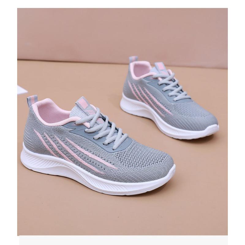 Fashion Women's Lightweight Running Shoes Summer Breathable Lace-Up Gym Walking Training  Cushioned Sole Non Slip Fatigue Relief Casual