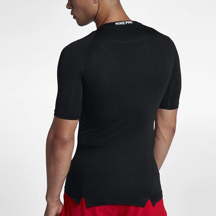 Nike Solid Color Crew Neck Short Sleeve T-Shirt Men Tops Black CT8460-010