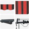 Awning Fabric Orange and Brown 450 X 300 Cm Polyester
