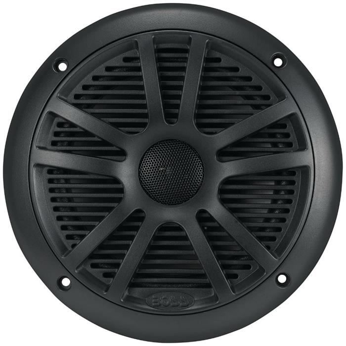 2 Haut-parleurs BOSS AUDIO SYSTEMS MR6B Double Cône 6,5" 16,5 Cm 165 Mm 90 Watts Rms 180 Watts Max, La Paire + 5 Sticker Cadeau
