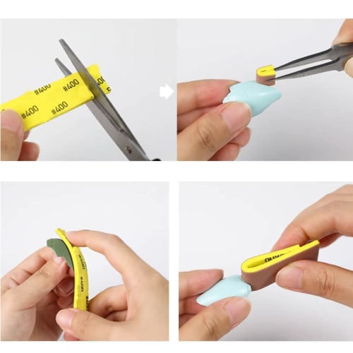 Sponge cloth sandpaper, 10 sheets/#1000/#2000 (5 sheets each)