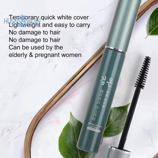 Cover Gray Hair with 20g Hair Color Stick - Washable, Natural Effect, Long Lasting, Disposable Plant Hair Dye Touch-Up Pen - Home Supply