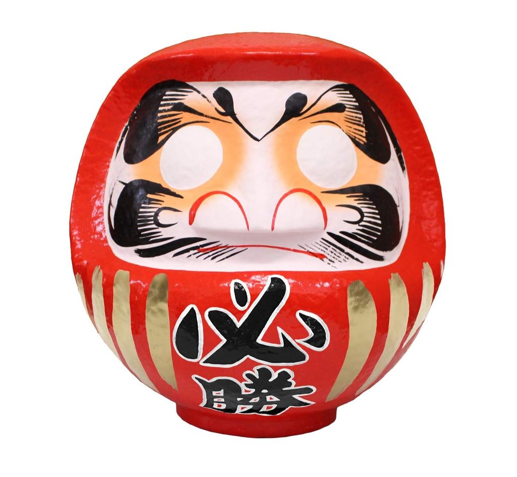 Takasaki Daruma Figurka Červená 11 33x30x31cm Přání Ne. [Velké Naplnění/Jednota] HSDM-11-RE-2