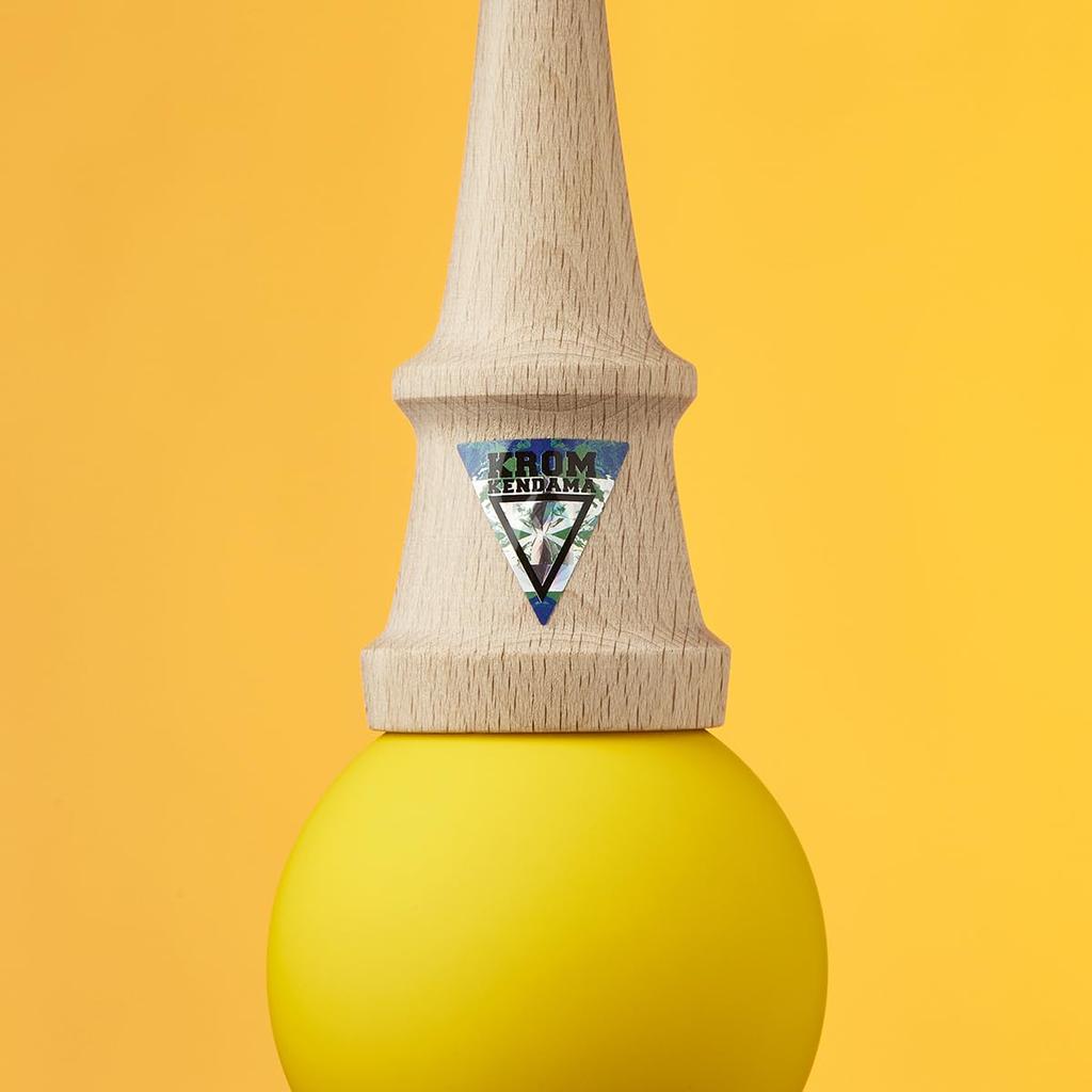 KROM Kendama KROM POP Chrome Pop 16cm Jaune
