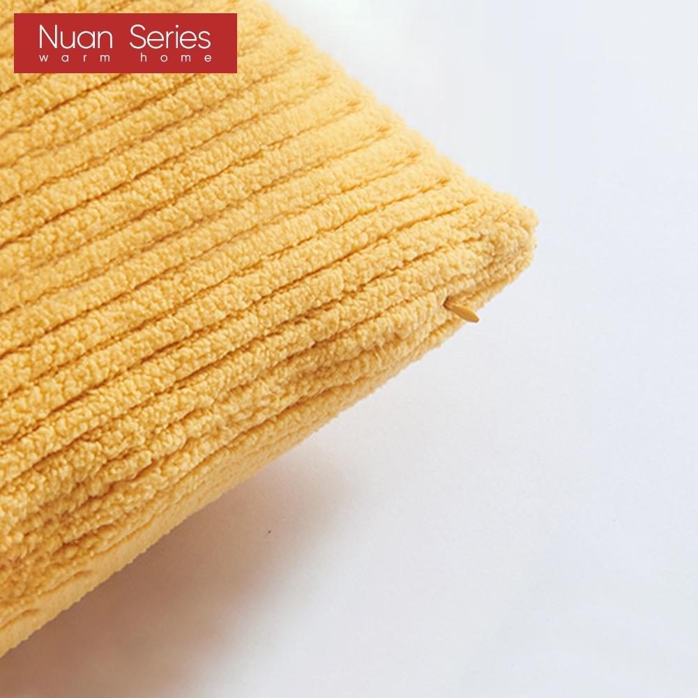 1PC Nuan Series Solid Corduroy Striped Throw Pillow Cover Sofa Bed Pillow Cases Decorative Cushion Covers 30x50/45X45/50X50cm
