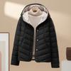 White Duck Down Light Down Jacket Women's Short Winter New Hooded Versatile Small Warm Light Coat
