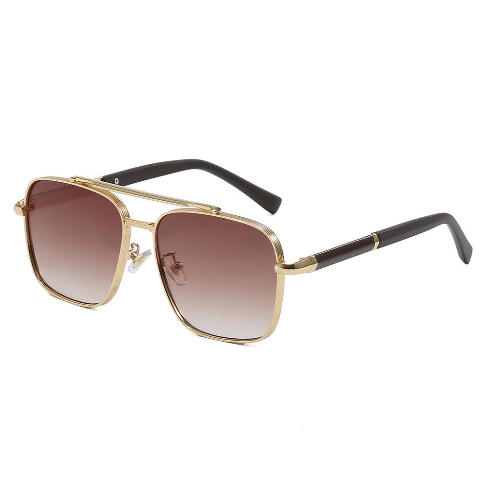New Men's Fashion Square Frame Driving Sunglasses