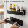 Magnetic Storage Rack with Hooks Household Kitchen Refrigerator Side Hanging Rack Cross-border Multifunctional Storage Rack