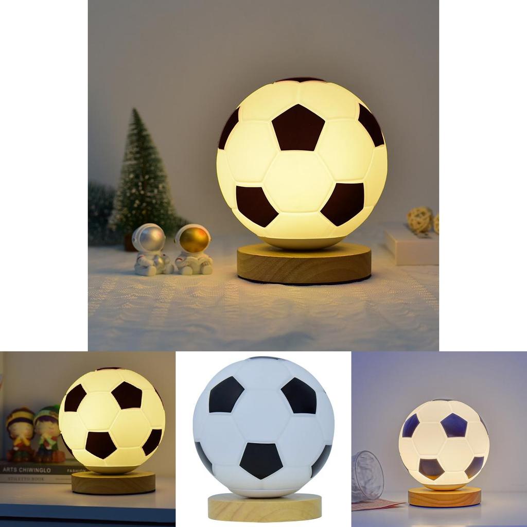 Soccer Led Night Light Lamp For Bedroom Decorations