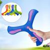 Children Boomerang Soft Three-leaf Cross Outdoor Toy Flying Disc Adult-kids Interactive Sports Toy for Puzzle Decompression Gift