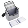 Portable Single Shoulder Camera Bag with Multiple Compartments for Camera Lens Memory Cards Photography Accessories