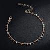 Fashion New Chain Anklet Double Foot Colored Rice Bead Tassel Pendant Foot Ornament For Women Charm Accessories Beach Jewelry