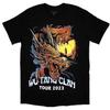 Herren Wu-Tang Clan Tour '23 Drachen-Rückenprint T-Shirt Klein Schwarz