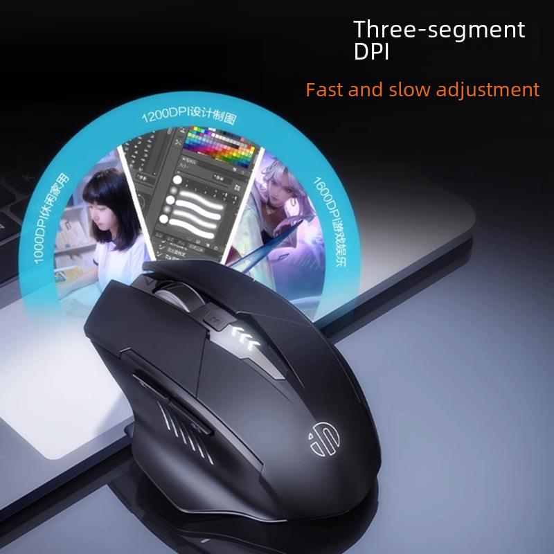 Rechargeable Bluetooth Wireless Mouse - Silent, Universal, Business & Gaming PM6