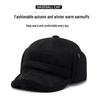 Men's Warm Lei Feng Hat: Velvet, Ear Protection, Outdoor Leisure, for Dad and Elderly, Thickened for Autumn and Winter