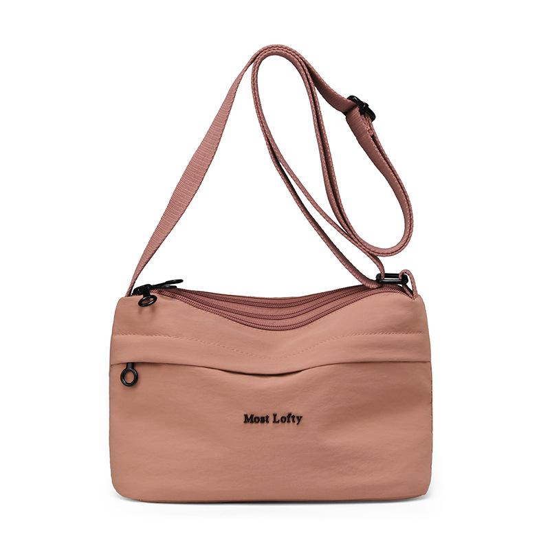 Женская наплечная сумка Легкая Вместительная Многоотделенческая Нейлоновая сумка кроссбоди