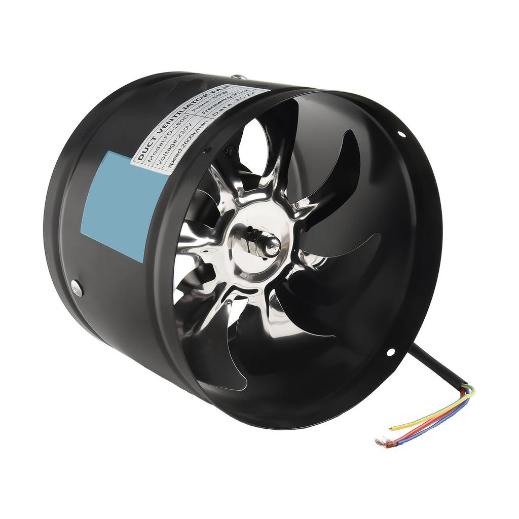 Workshops Cinemas Extractor Fan Extractor Fan Inline Pipe Smoke Power Saving All Metal Reinforced Painted Body