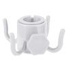 Outdoor Strandsonnenschirm Haken Tragbar Camping Reise 4 Haken Kunststoff Sonnenschirm Haken für Handtücher/Kleidung/Sonnenbrillen/Taschen-Zubehör