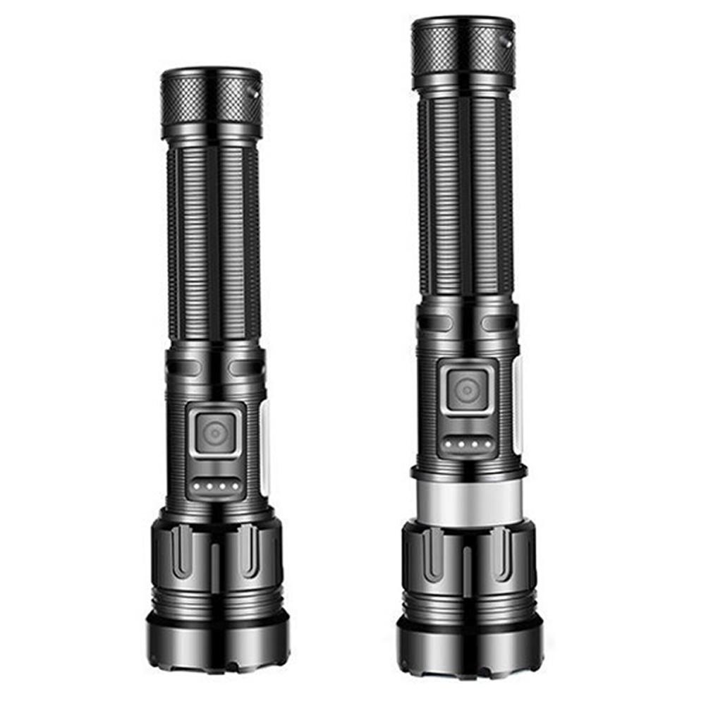 Portable XHP50 Flashlight 800LM COB LED Outdoor Lantern 1200mAh Type-C USB Rechargeable IPX4 Waterproof Camping Fishing Lighting