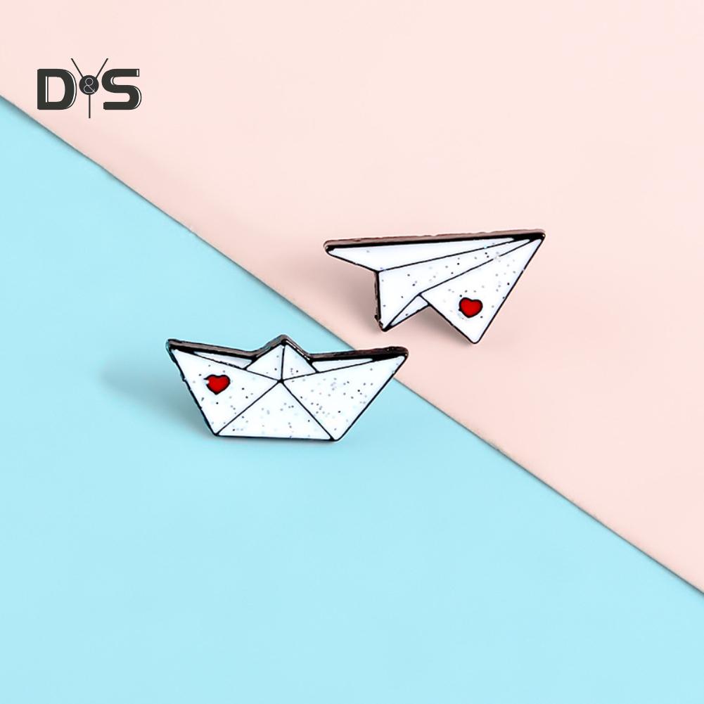 

Arpege Унисекс Оригами Самолет Лодка Эмаль Брошь Булавка Куртка Сумка Значок Друг