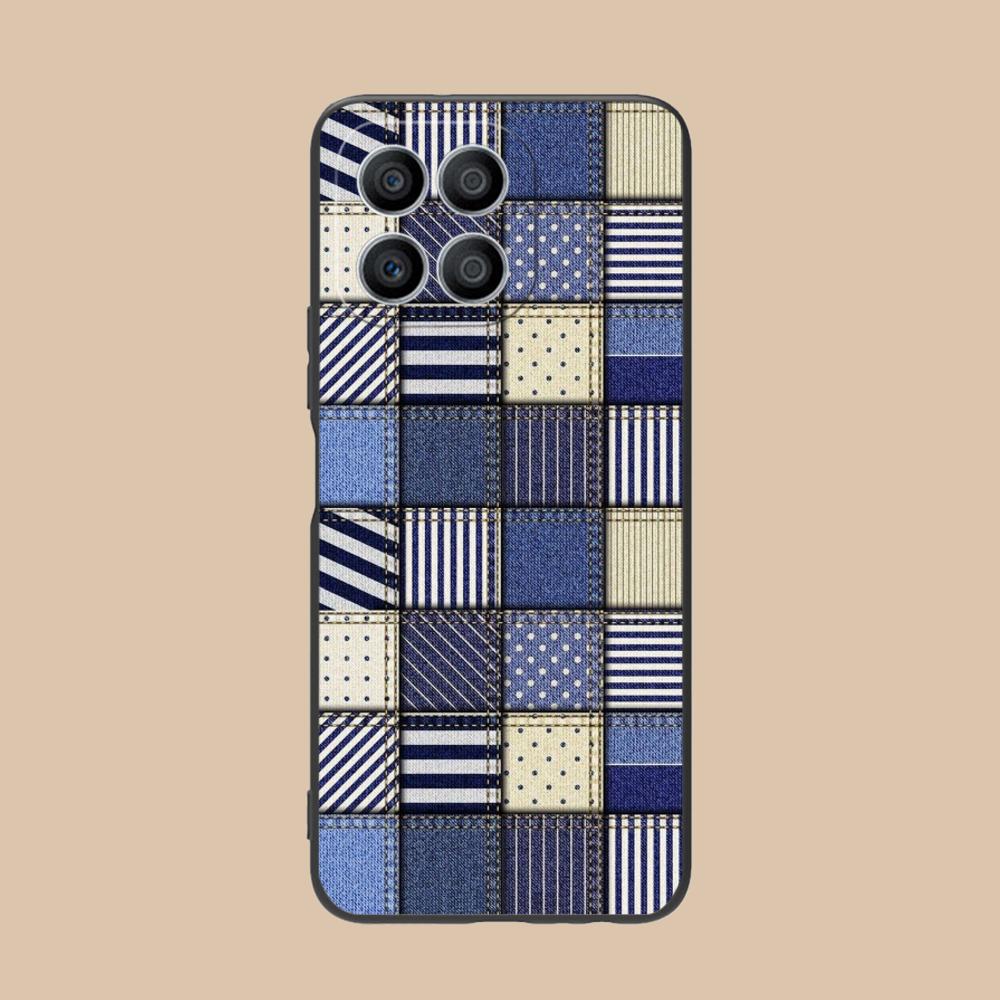 Jeans Texture Mobile Phone Case for Honor 90 80 70 60 50 30 20 10 9 8 7 Pro S SE Lite 5G Colorful Printing Cover Pretty Luxury