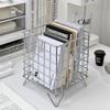 1 Pcs Iron Four Legged Storage Basket Miscellaneous Storage Box Book Tape Snacks Desktop Storage Basket