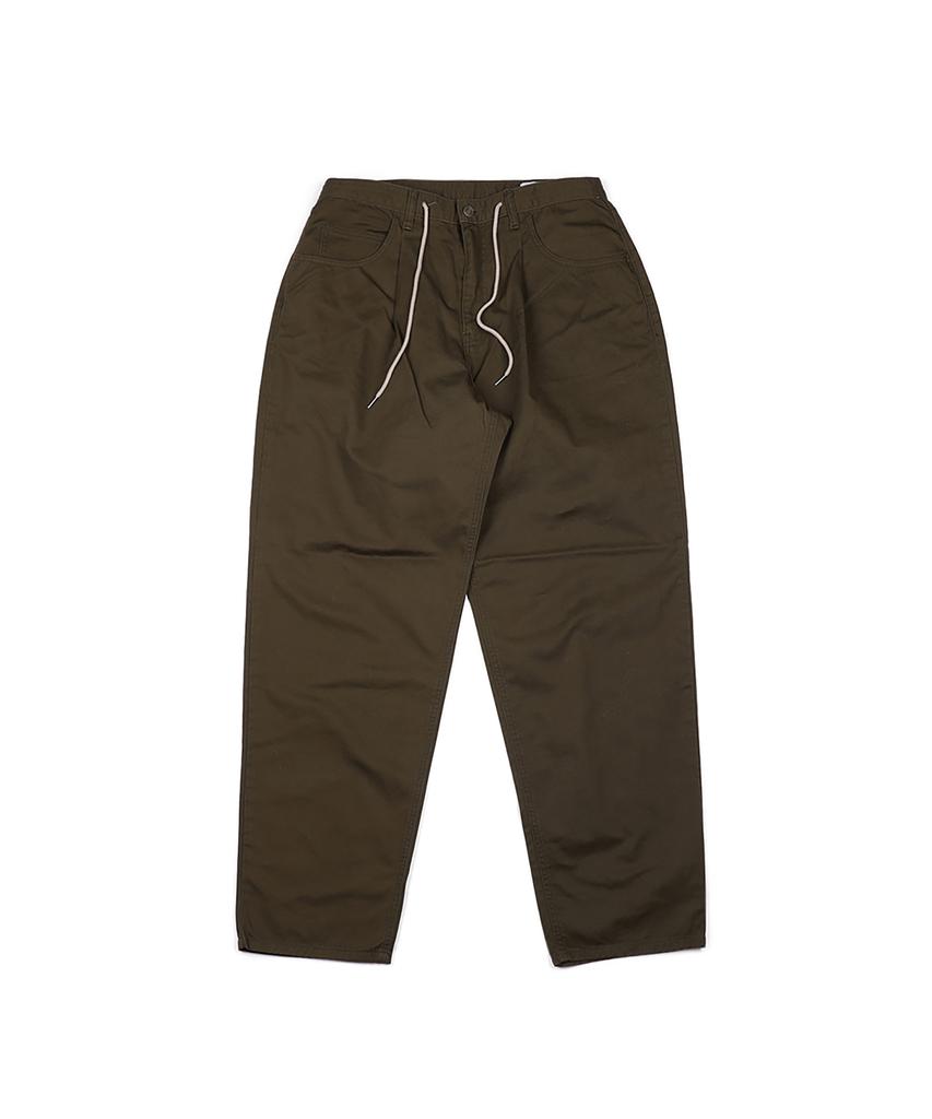 Bieseulaebis Mid 90 Baggy Cotton Pants Dark Khaki