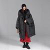 Super size loose thickened white duck down winter new down jacket women's medium and long coat trendy catties can be worn