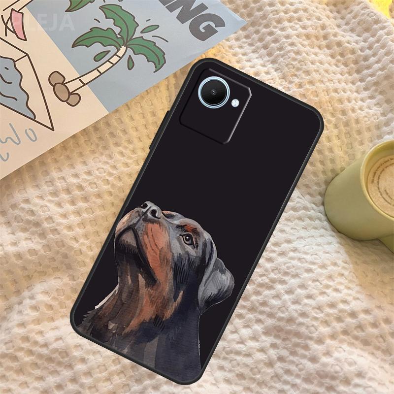 Rottweiler Dog Case For Realme GT6 GT7 Pro C67 C65 C63 C61 C55 C53 C51 C35 C71 C75 11 12 13 14 15 Pro Plus