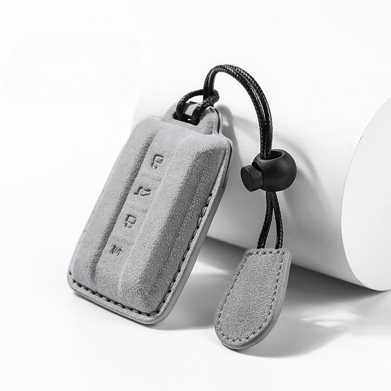 Applicable Tank 300 Key Set Wei Pai Tank 500 Car Key Bag Buckle Fur Pendant Cyber Leather Case
