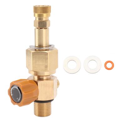 Ottone 5000Psi M18x1.5 Valvola di Commutazione ad Alta Pressione con Connettore Femmina Oro 8mm per Gonfiabile CO2