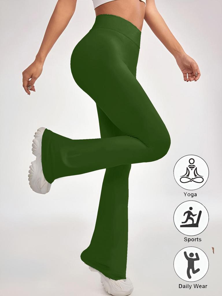 European Seamless Peach-Enhancing Yoga Suit Set: Women's Flare Fitness & Casual Wear