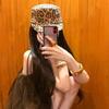 Elastic Stretch Leopard Design Beret Cap Soft Faux Suedes Fashion Winter Accessory For Comfort Outdoors