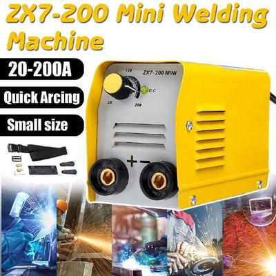 220V ZX7-200 Tragbare Mini-Elektrolichtbogenschweißmaschine mit isolierter Elektrode Inverter-Schweißgeräte