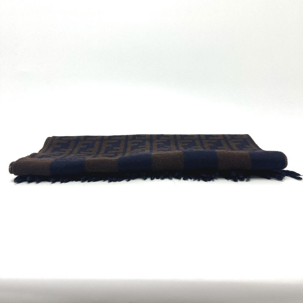 FENDI Zucca pattern Pecan Scarf with fringe, stole/shawl, winter clothing Scarf