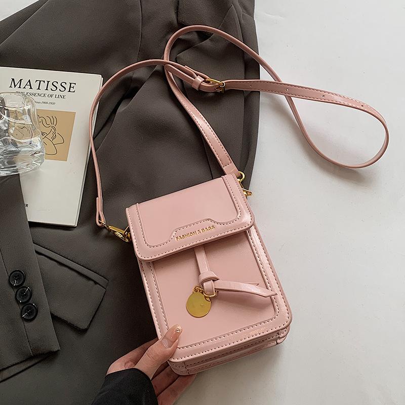 

Wholesale fashion popular versatile temperament design sense mobile phone bag female niche Korean version commuting daily messenger small square bag