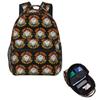 Don't Worry I Have A Plan Dice Student Backpack School Bag Hiking Travel Daypack for Men Women Fashion Bookbag Shoulder Bags