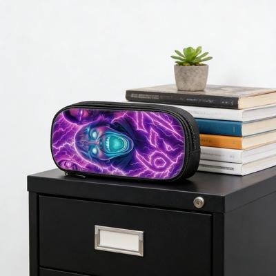 New 67 Stem Printed Soft Pencil Case Stationery Box for Primary And Middle School Students Cartoon Pattern Non-Polyester Mate