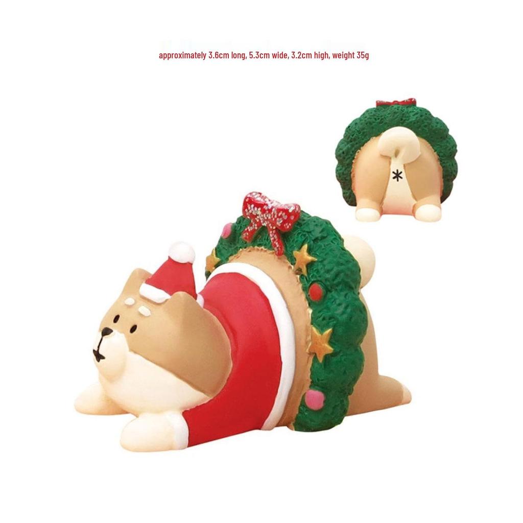 Japanese Cat Santa Claus Miniature Gifts - DIY Resin Crafts Ornaments