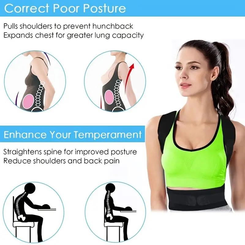 Adjustable Posture Corrector For Men Women Back Support Pain Relief Muscle Memory Straightener Upper Brace