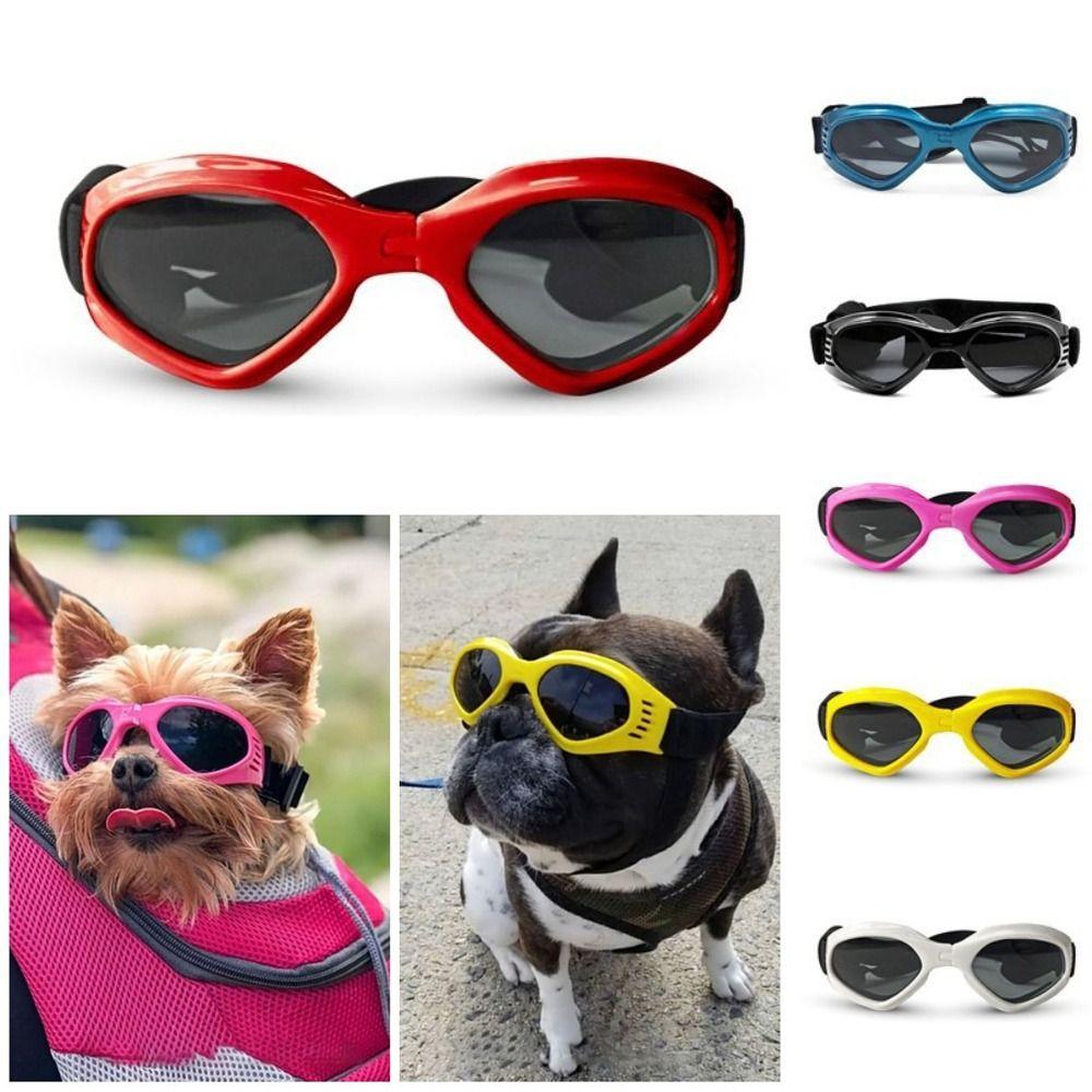 Foldable Pet Sunglasses Adjustable Cat Glasses Comfortable To Wear Dog Eyewear Pet Grooming