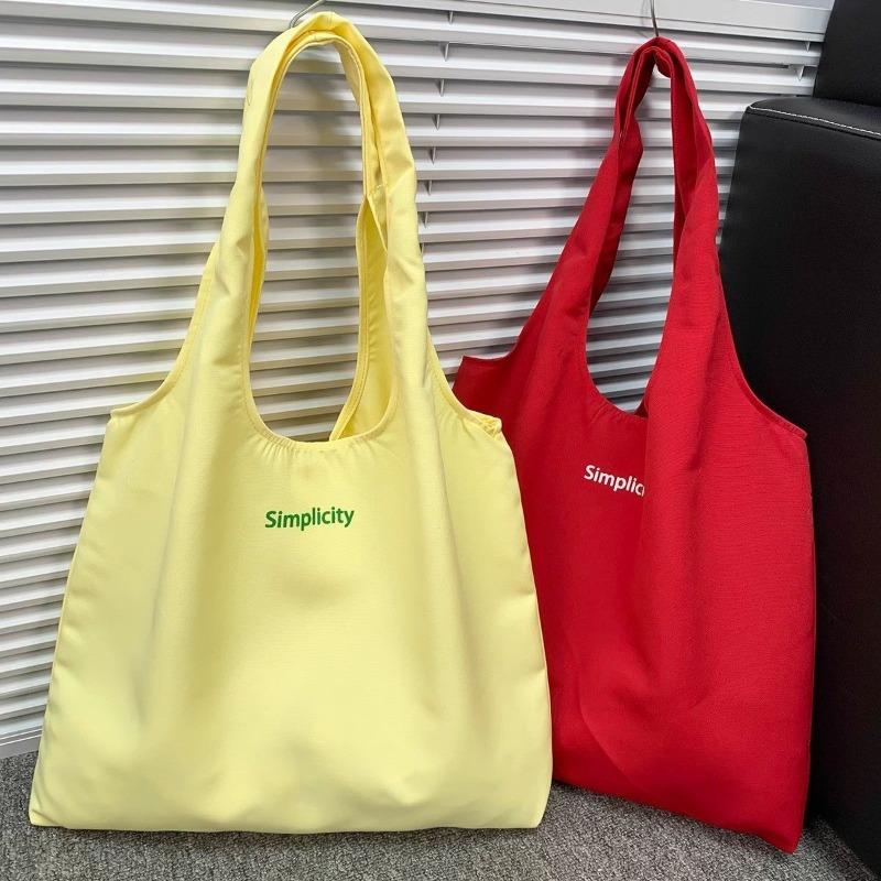 

Canvas bag women s new summer large bag shopping bag quick-drying large-capacity shoulder bag handbag tote bag жёлтый