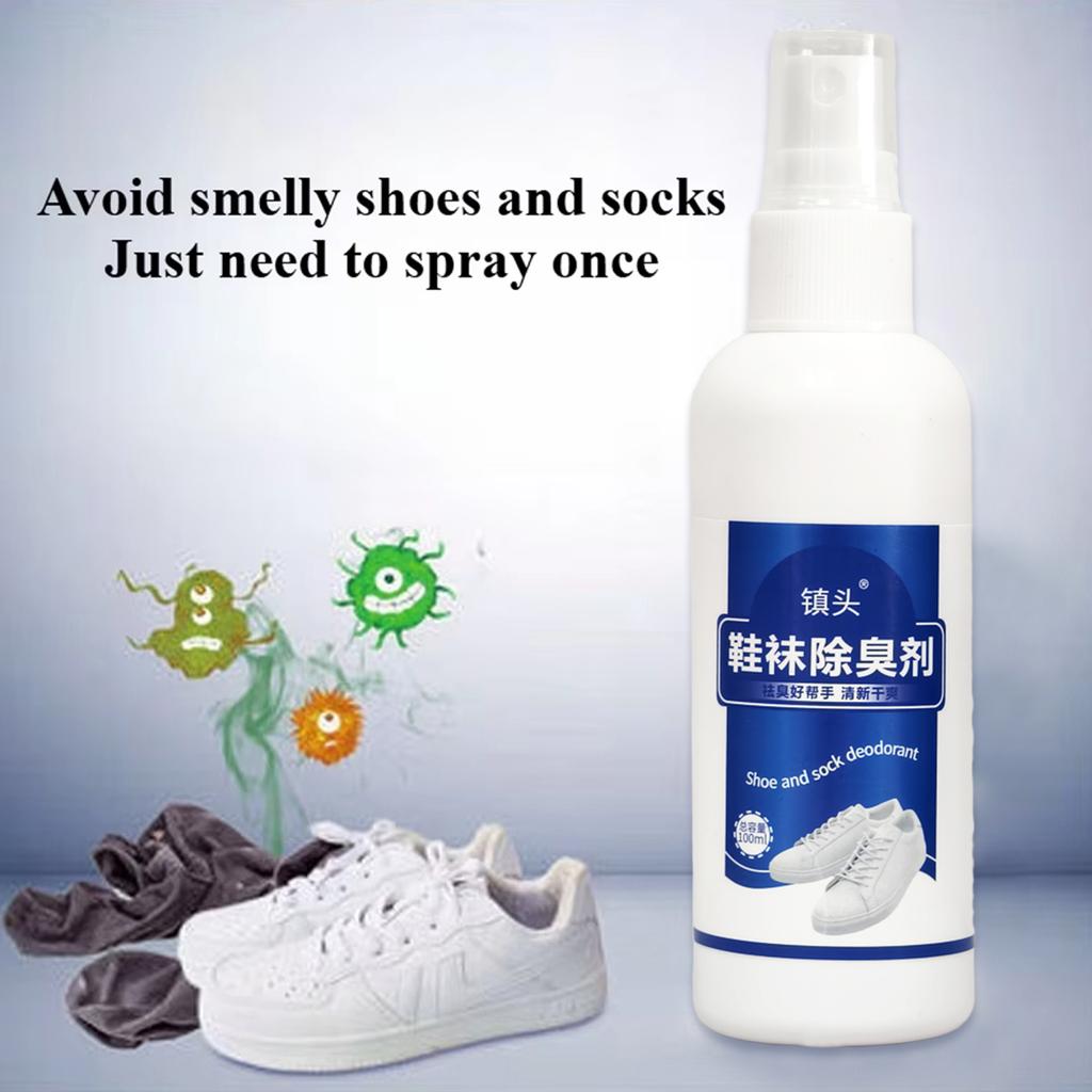 1/2/3pcs 100ml Shoes Socks Deodorizing Removal Spray Footwear Deodorant Antibacterial Antiperspirant Fresh Air Stink Remover