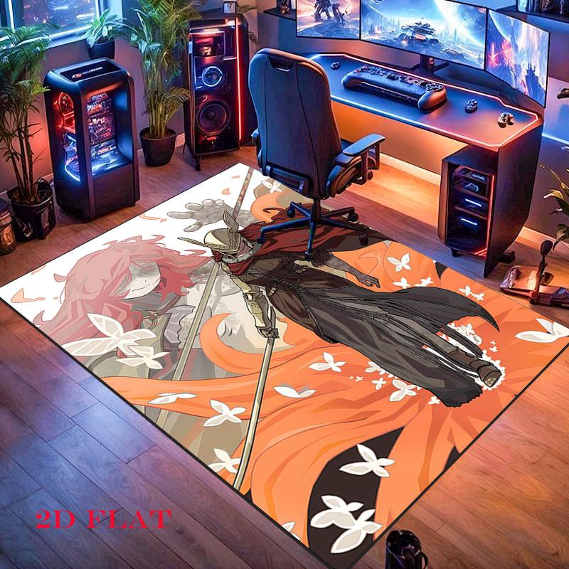 Malenia Bloom Carpet Rug for Living Room Bedroom Home Sofa Decoration,Kids play Nonslip Floor Mat