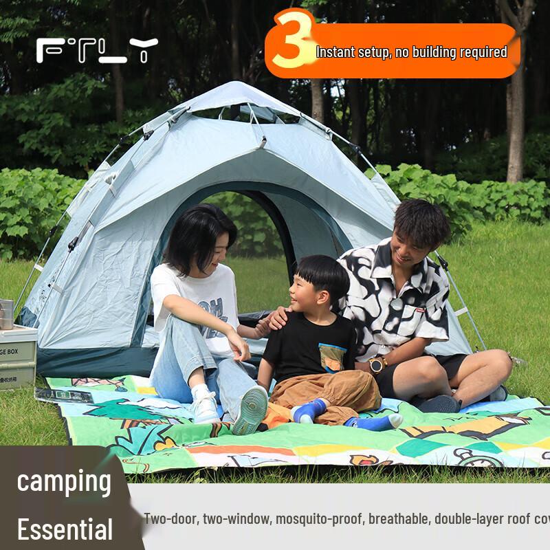 Feitule 3-4 Person Automatic Outdoor Camping Tent